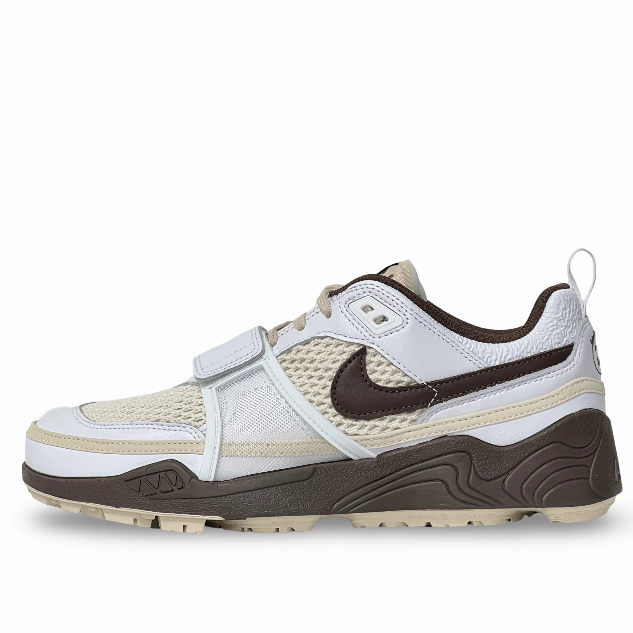 Nike Zoom Field Jaxx Travis Scott Light Chocolate Grounded Footbed Microfiber Layers
