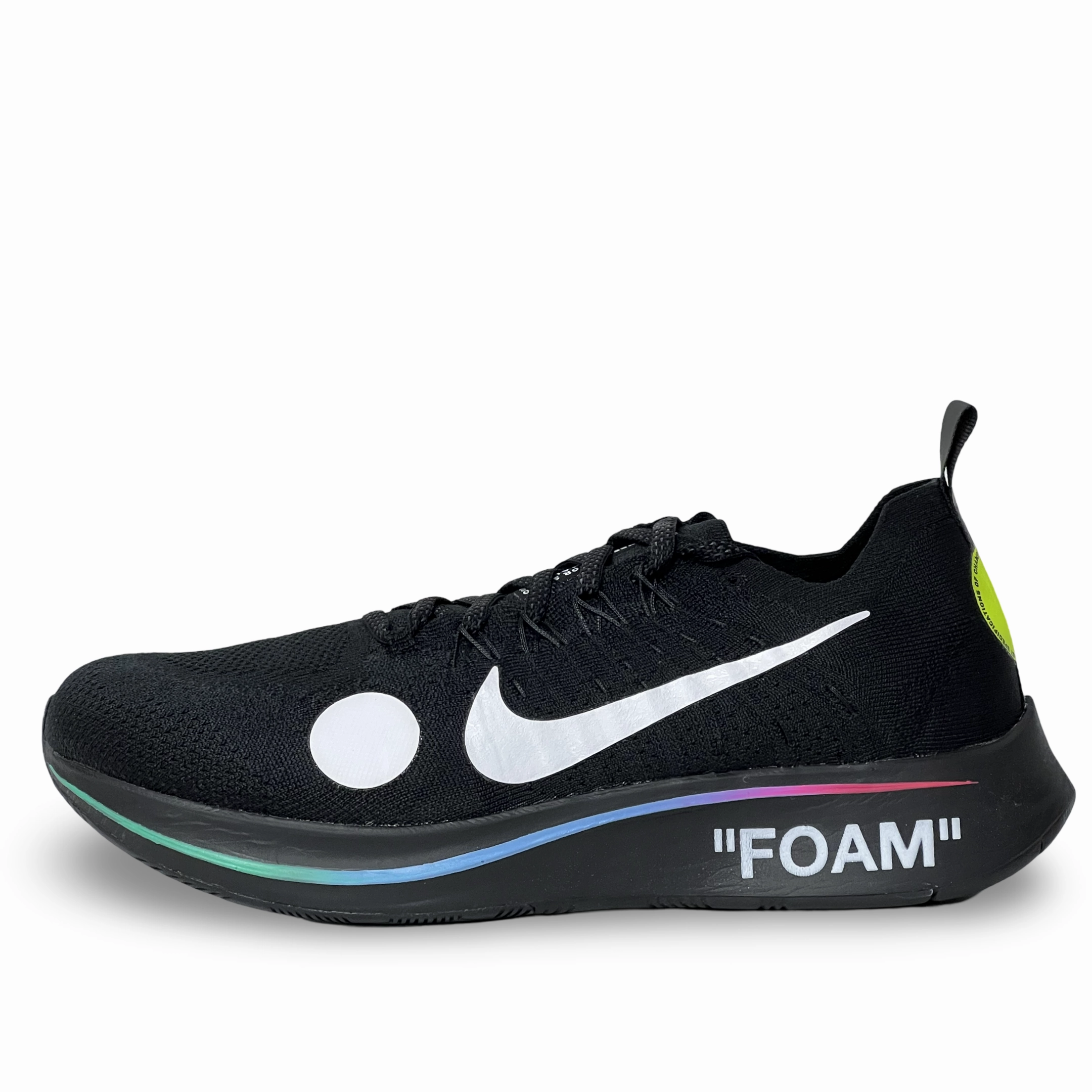 Abrasion Protection Cushioned Midsole Tech Nike Zoom Fly Mercurial Off-White Black
