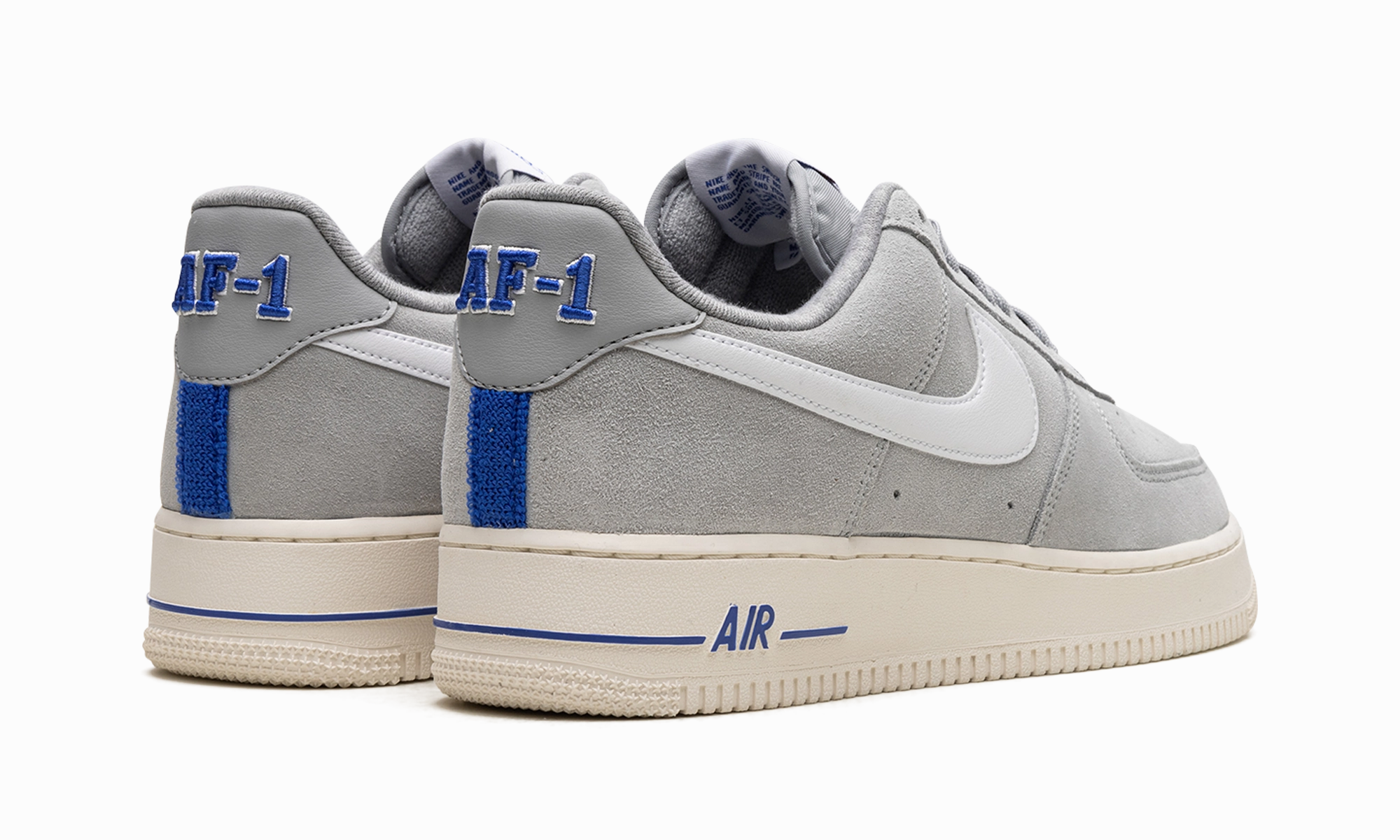Casual Performance Air Force 1 Low "Athletic Club - Smoke Grey White Sail"