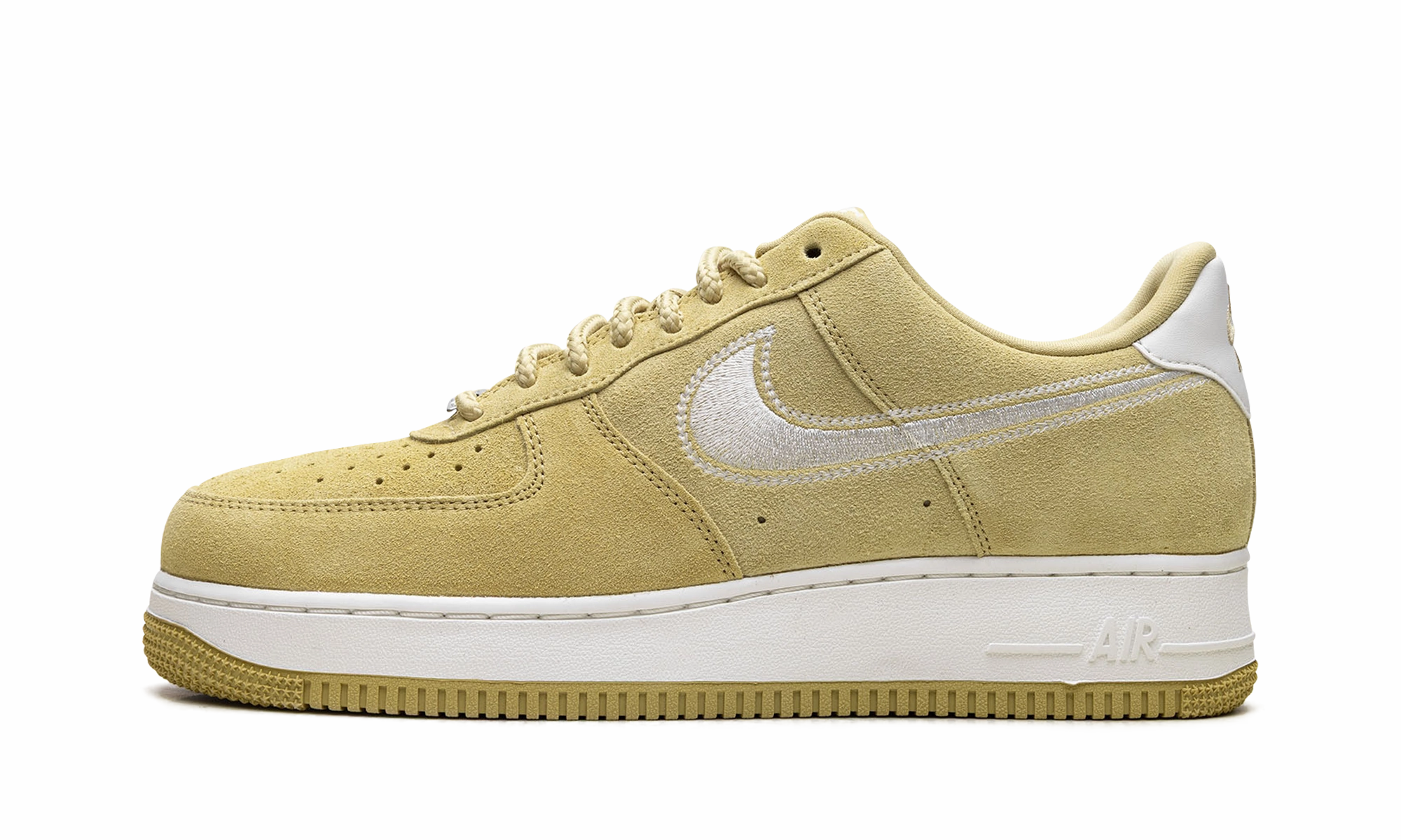 Dual Density Midsole Refresh Walk Air Force 1 Low '07 LV8 "Buff Gold Sail Embroidered Swoosh"