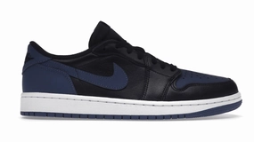 Jordan 1 Retro Low OG Mystic Navy Molded Heel Cushion Thermoplastic Construction