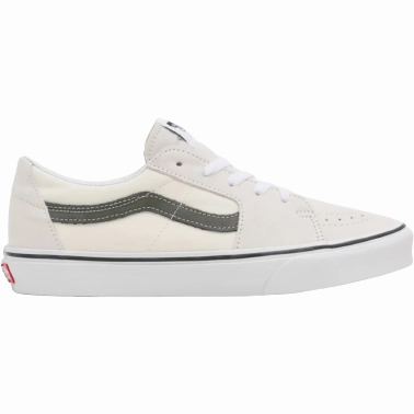 Thermo Regulating Lining Vans Men's Utility Pop Sk8 Low Shoes - Natural White / Olive