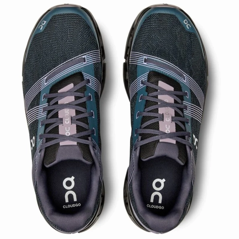 On Running Men's Cloudgo Shoes - Storm / Magnet Sneaker Insoles