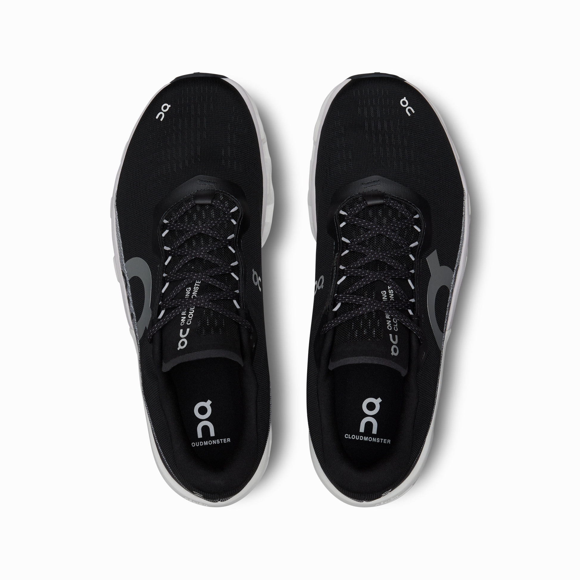 On Running Men's Cloudmonster 2 Shoes - Black / Frost Long Sessions