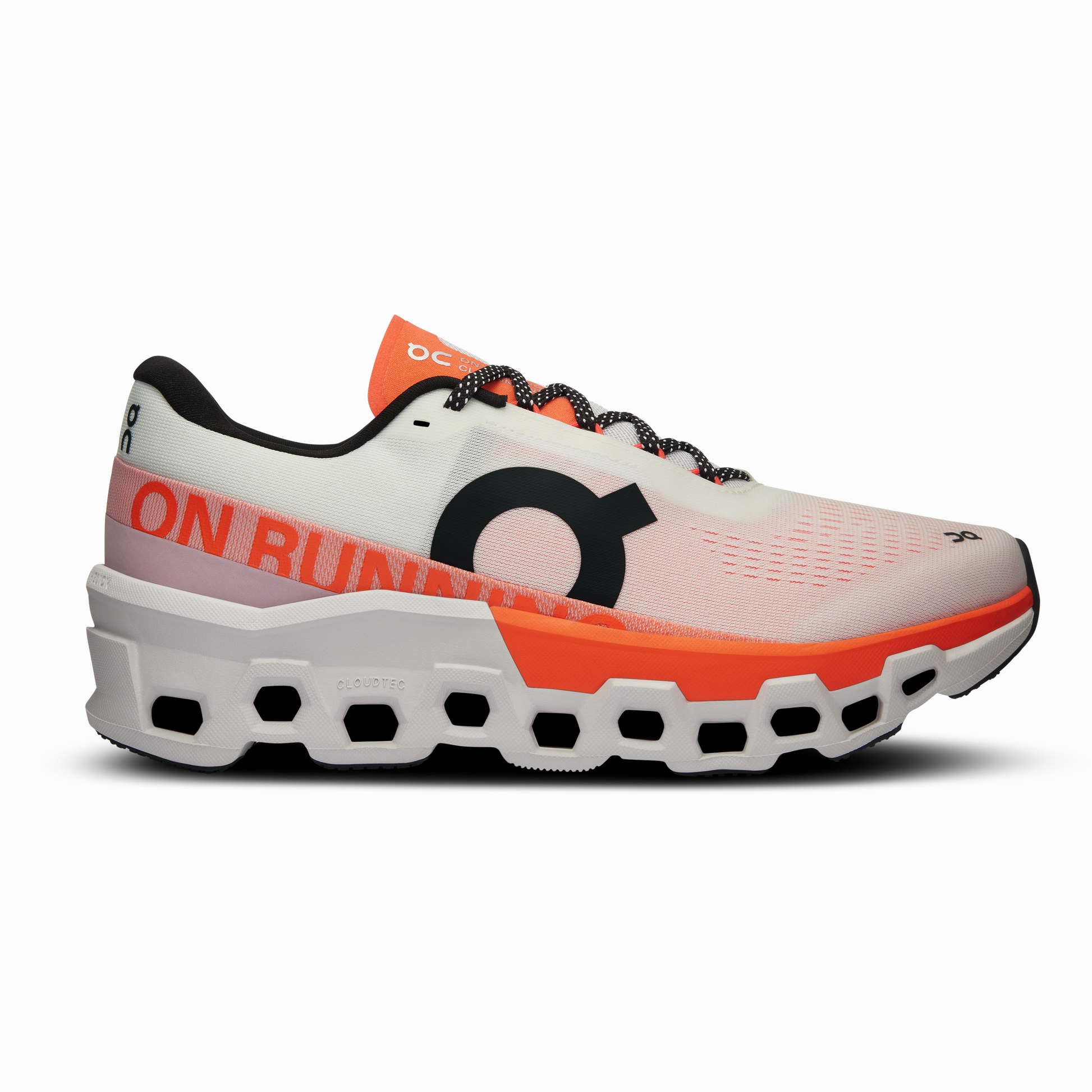 On Running Men's Cloudmonster 2 Shoes - Undyed / Flame Carbon Fiber Reinforced Carbon Fiber Reinforcement
