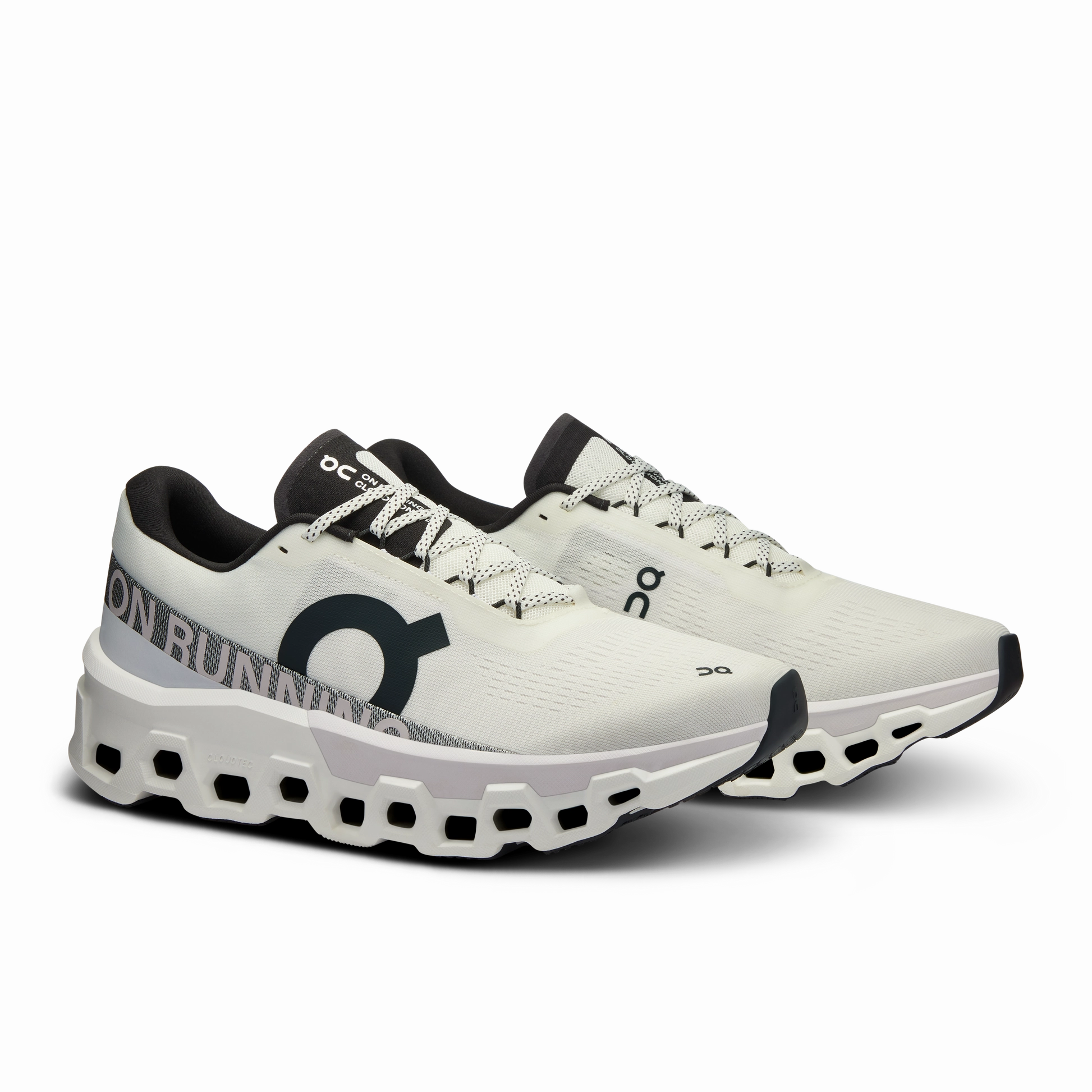 Bendable Heel Counter On Running Men's Cloudmonster 2 Shoes - Undyed / Frost