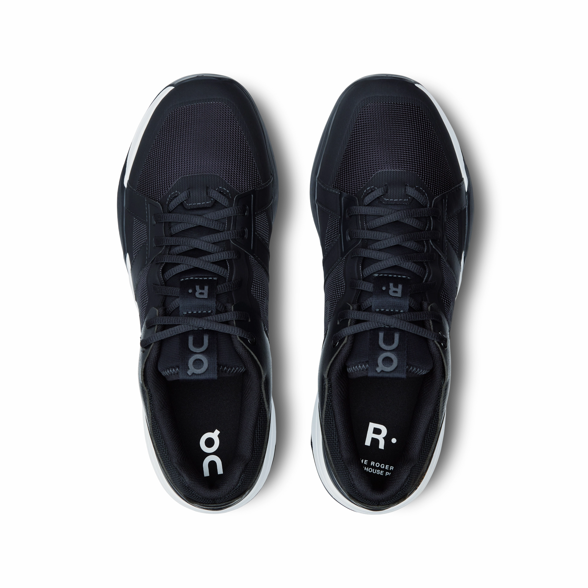 Sophisticated traction Orthopedic Impact Zones On Running Men's The Roger Clubhouse Pro Shoes - Black / White