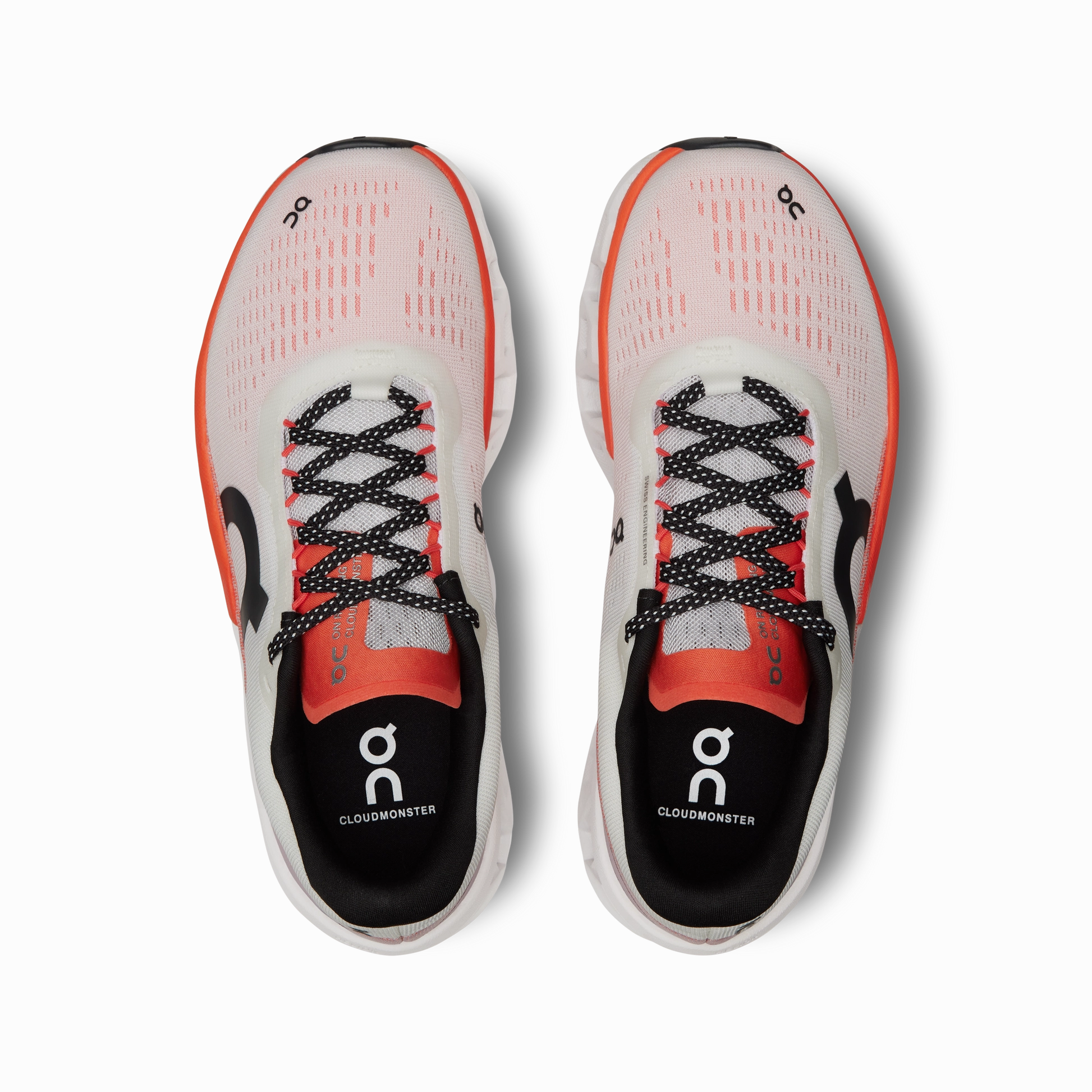 Reinforced toe cap Push Forward On Running Women's Cloudmonster 2 Shoes - Undyed / Flame