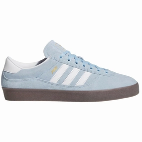 Adidas - Puig Indoor Shoes Sky Blue/White/Gum Airflow Circulation Channels Molded Heel Counter