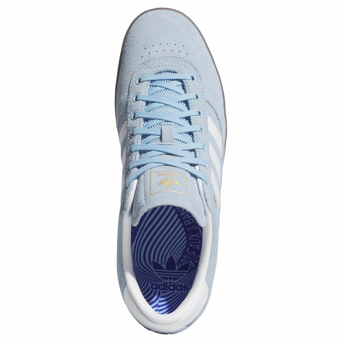 Pace Control Adidas - Puig Indoor Shoes Sky Blue/White/Gum