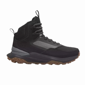 Bold Design Timberland Men's Motion Access Mid Waterproof Hiking Boot Shoes - Black