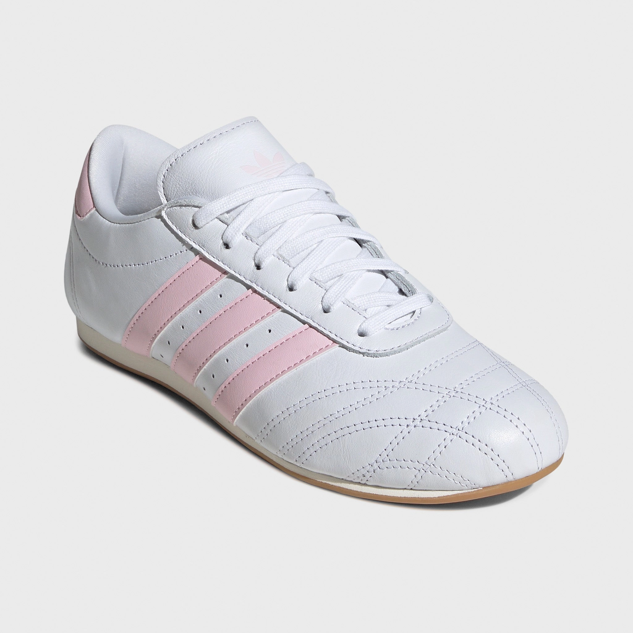 adidas Women's Taekwondo Lace White / Cloud Pink - Gum No irritation