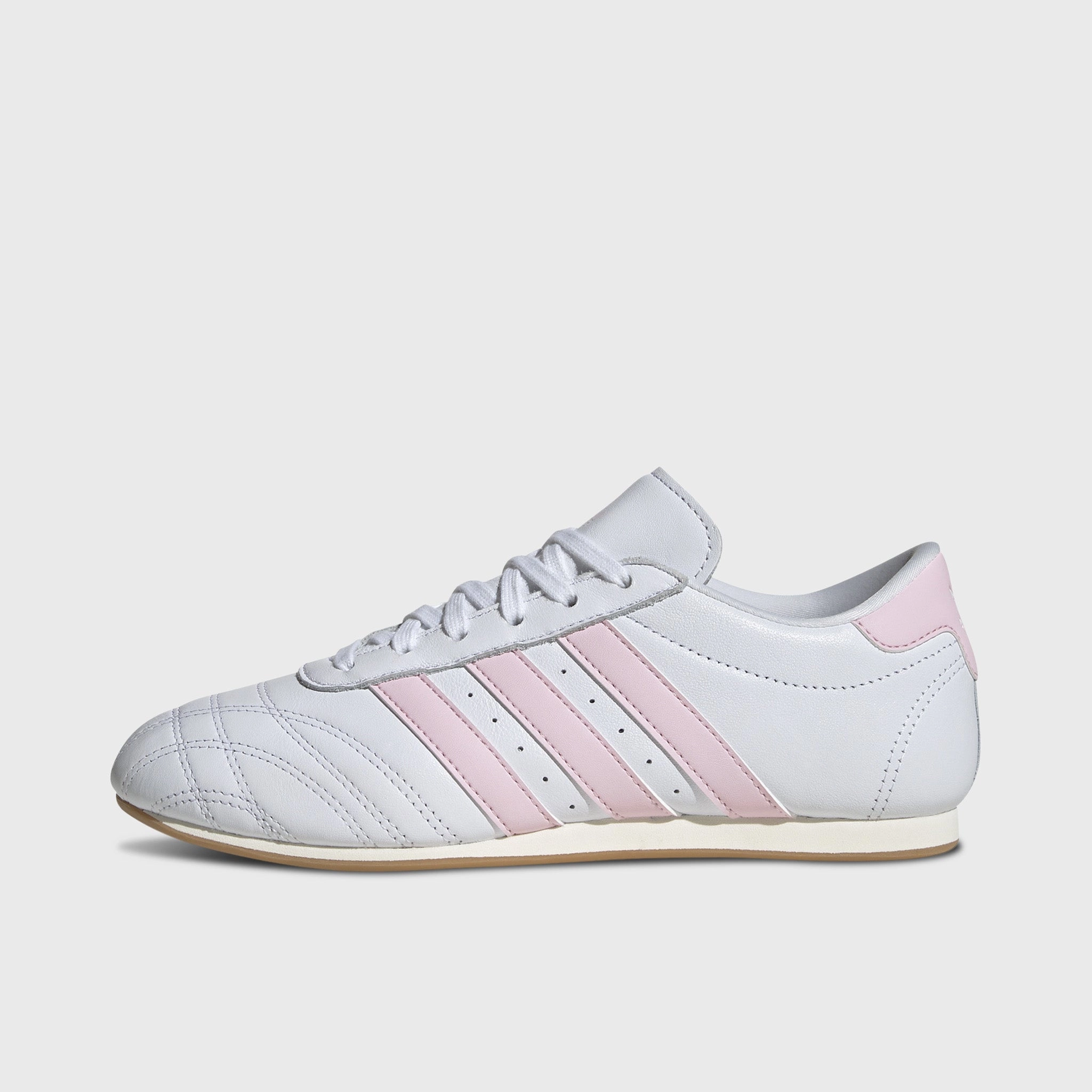 adidas Women's Taekwondo Lace White / Cloud Pink - Gum Ankle Stability Comfortable bend