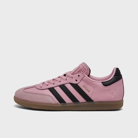 Comfortable Knit adidas Juniors' Samba Messi Light Pink / Core Black - Gum