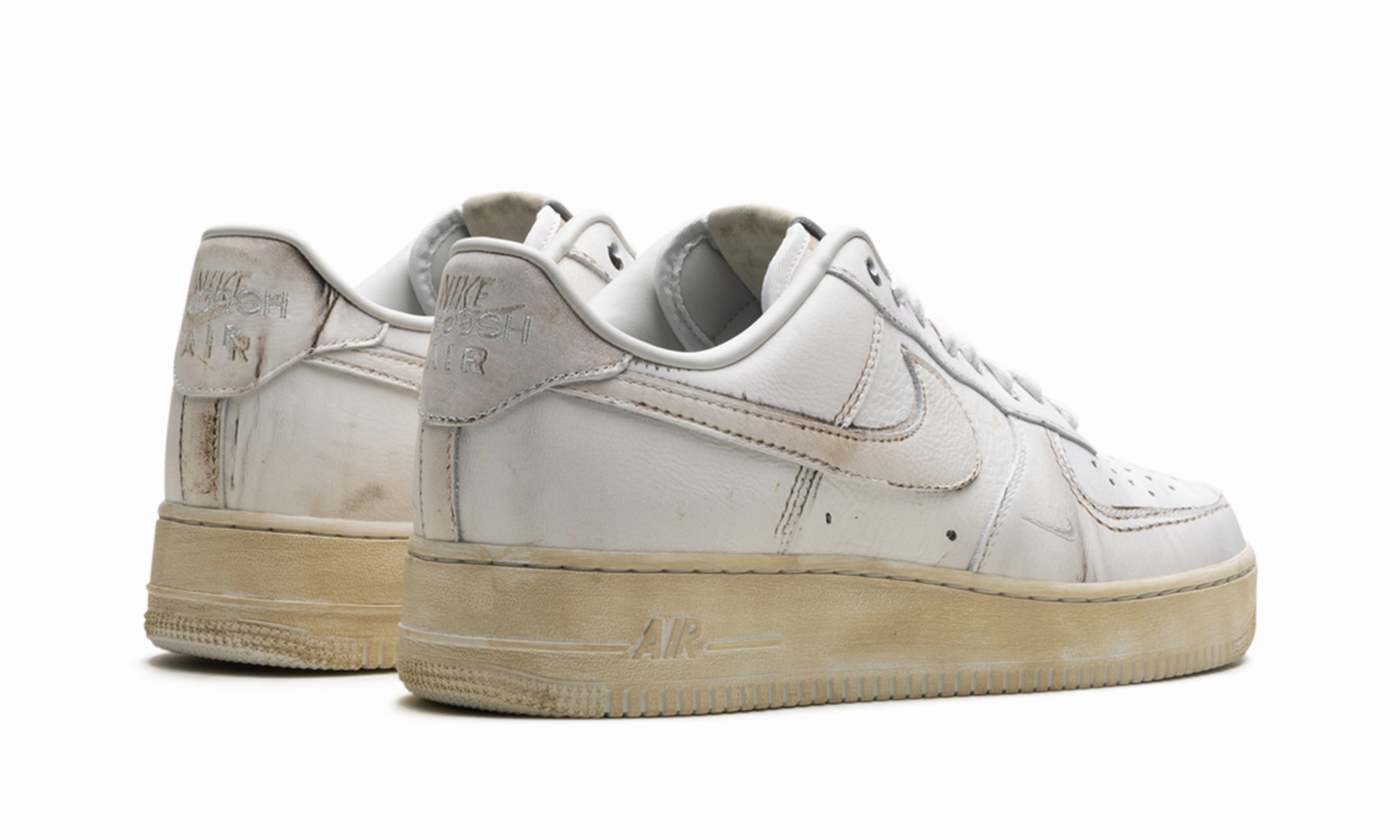 Subtle Vibe Air Force 1 Low ".SWOOSH - Dirty Triple White"