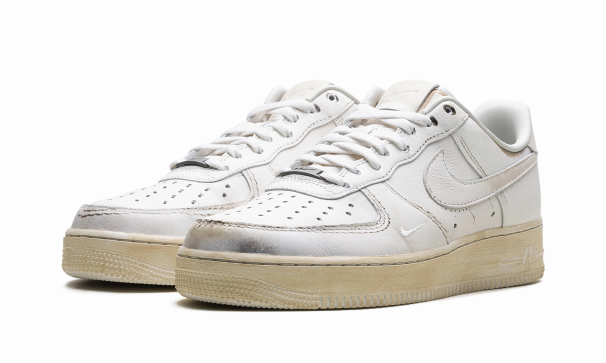 Air Force 1 Low ".SWOOSH - Dirty Triple White" Soft outsole