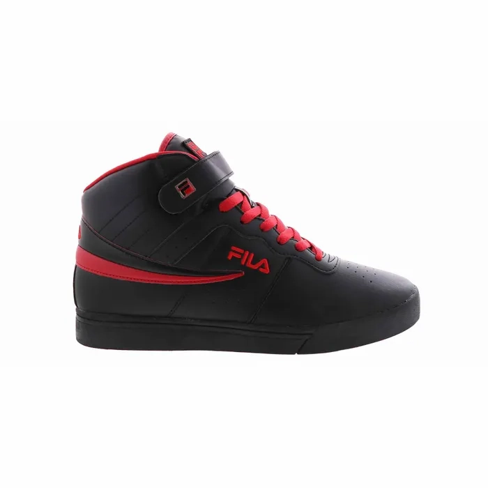 Fila Men's Vulc 13 Mid Plus Shoes - Black / Red Barefoot feel