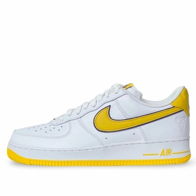 Knit Upper Material Abrasion Resistant Guards Nike Air Force 1 Low Kobe Bryant Lakers Home