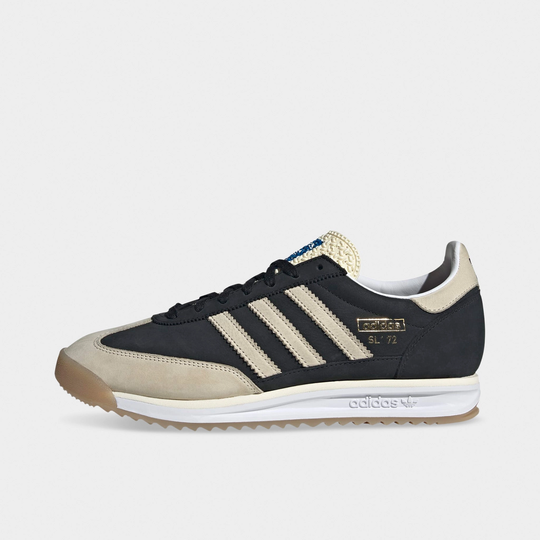 adidas SL 72 RS Black / White - Gum ComfortCushion