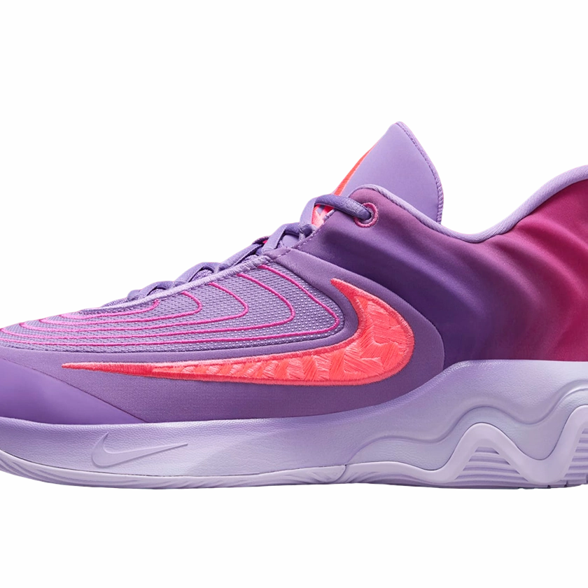Nike Men's Giannis Immortality 4 Shoes - Black Raspberry / Hot Punch / Hot Fuchsia / Aster Pink Ventilation Perforations