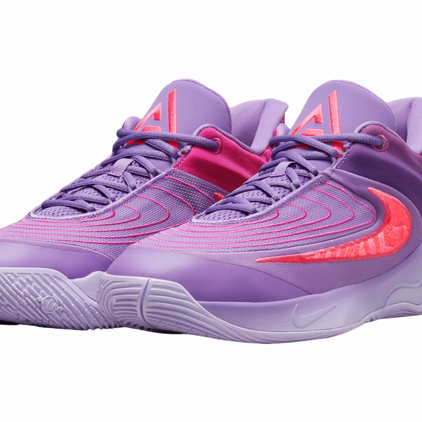 Nike Men's Giannis Immortality 4 Shoes - Black Raspberry / Hot Punch / Hot Fuchsia / Aster Pink Comfortable Midsole