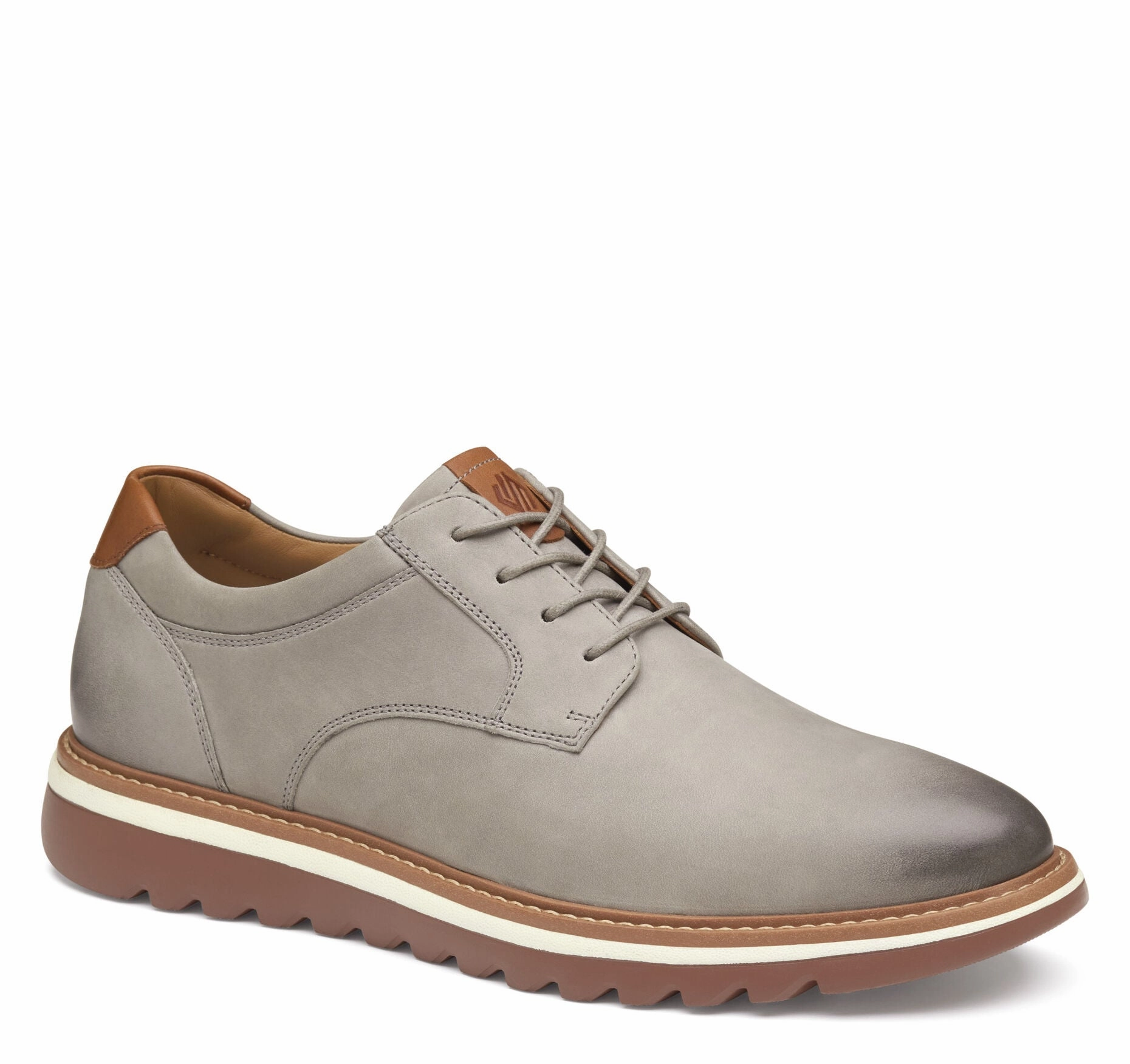 Johnston & Murphy Men's Braydon Plain Toe Dress Casual Shoe Classic Lace-Ups Sharp Walking Shoes
