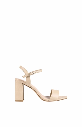 Crane Block Heel Nude Softee Cold Guard Winter Edge
