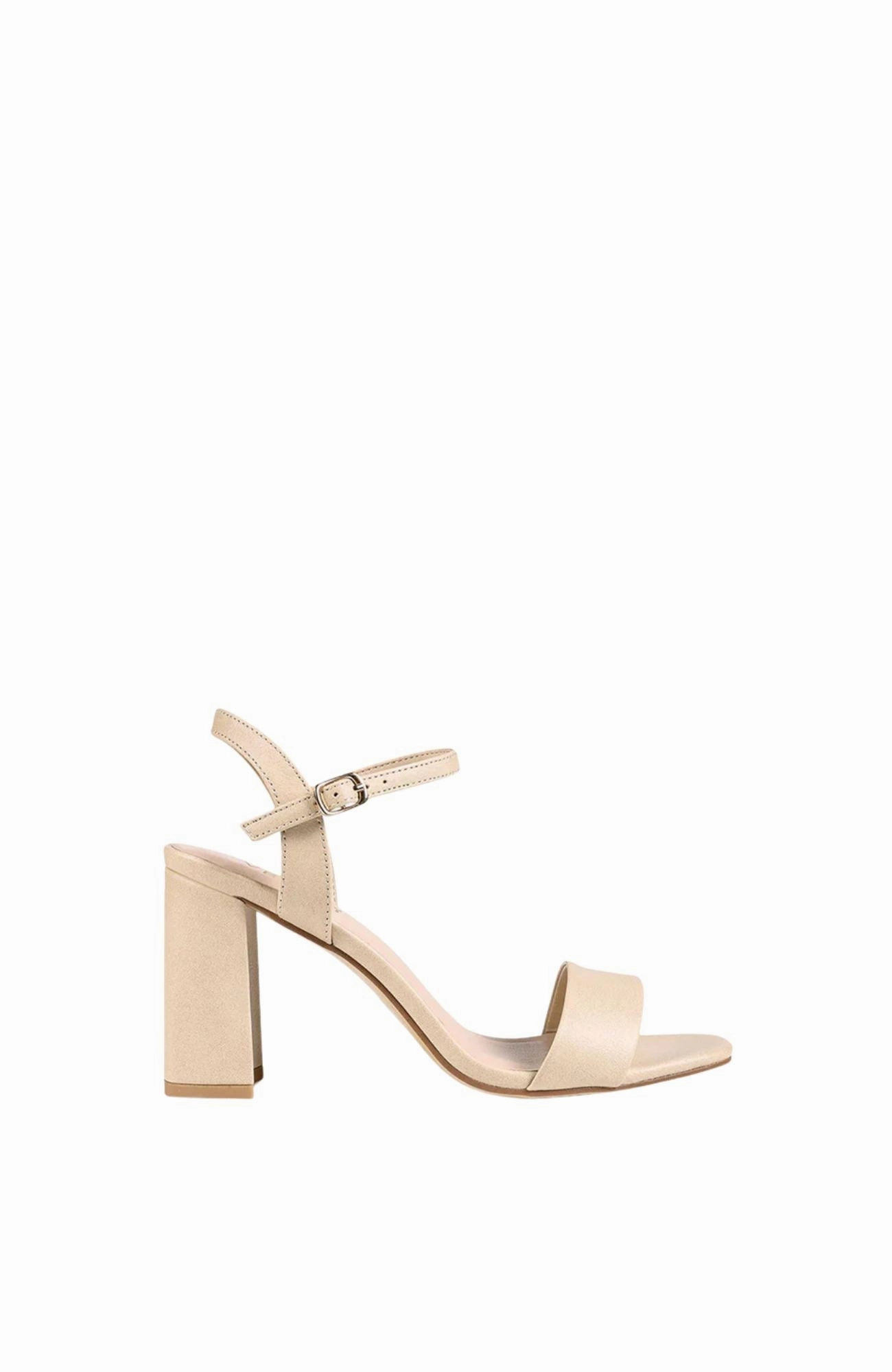 Crane Block Heel Nude Softee Cold Guard Winter Edge