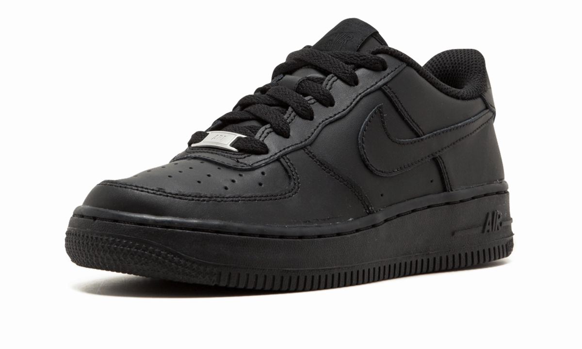 Air Force 1 Low '07 GS "Triple Black" Sleek Frame Soft Edge