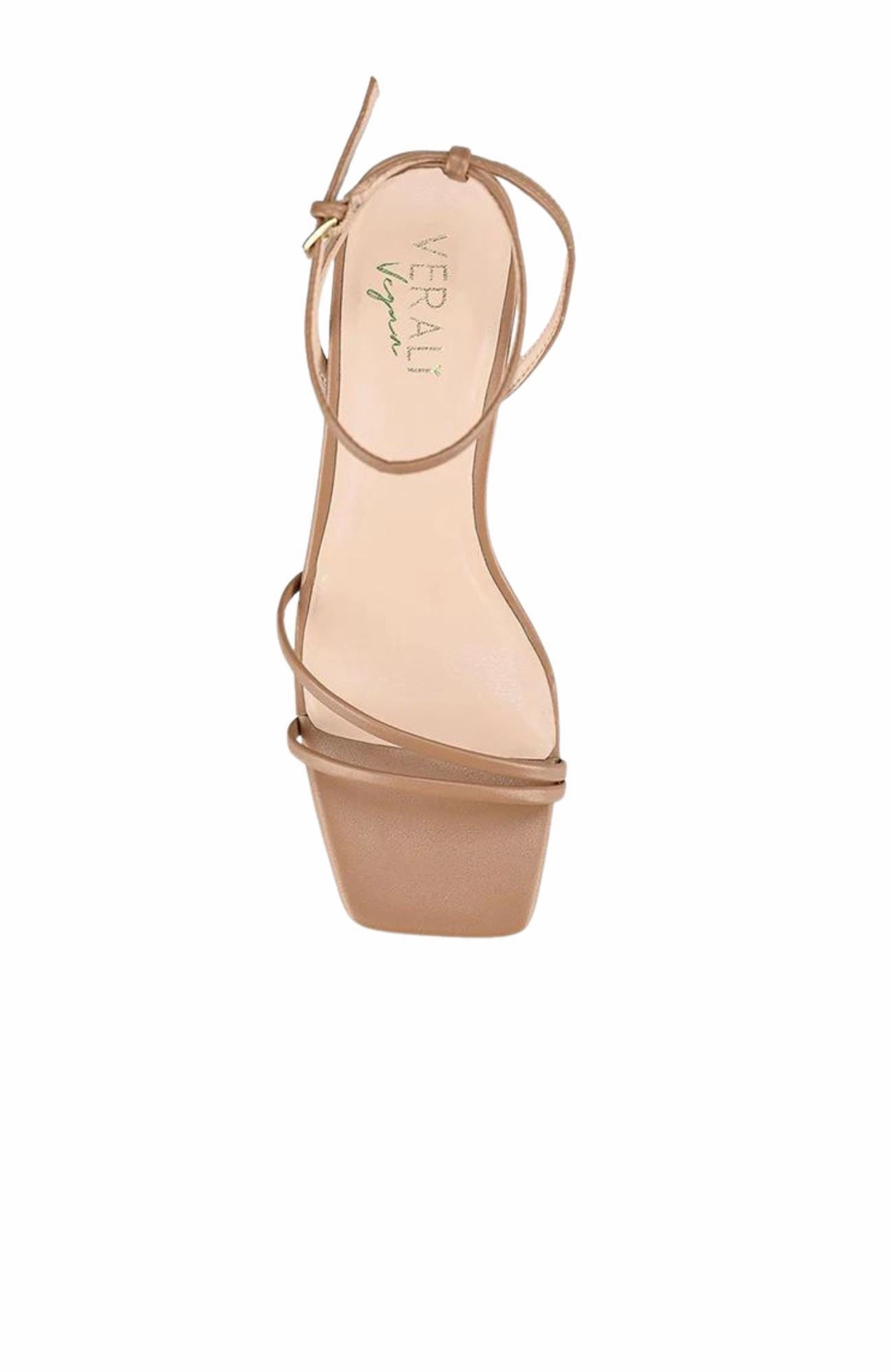 Stevie Block Heel Sandal Dark Camel Embellished