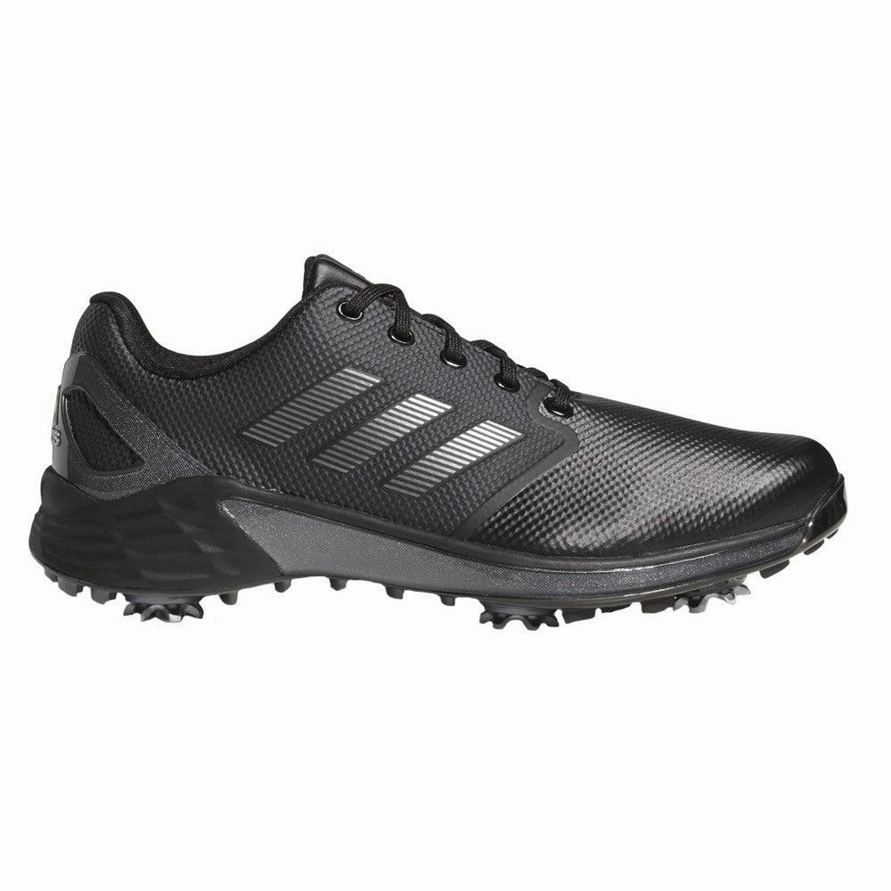 Adidas ZG21 Golf Shoes Core Black/Dark Silver Metallic/Gray Five - 21 Men Iconic wear