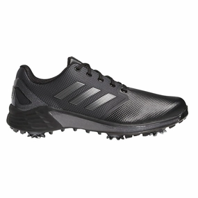 Peak Fit Adidas ZG21 Golf Shoes Core Black/Dark Silver Metallic/Gray Five - 21 Men