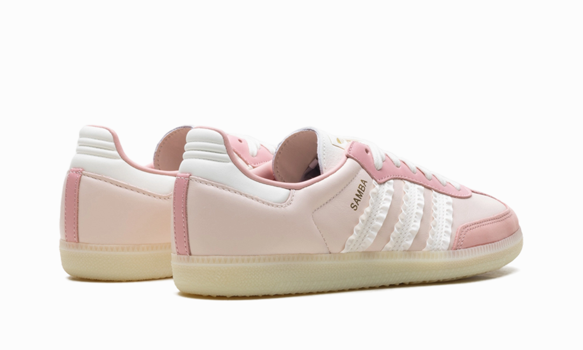 Samba WMNS "Ruffle Stripes - Wonder Mauve" Strike Hike Break Run