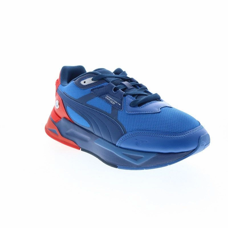 Puma Men's BMW MMS Mirage Sport Shoes - Strong Blue / Estate Blue / Fiery Red All-day shock absorption