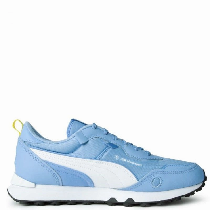 Puma Men's BMW Motorsport Rider FV AC Shoes - Day Dream Blue / White / Yellow Recycled Material Blend