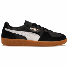 Puma Men's Palermo Leather Shoes - Black Feather / Grey Gum Urban Commuter