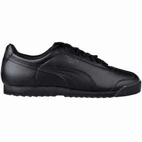 Seam Free Upper Puma Men's Roma Basic Shoes - All Black