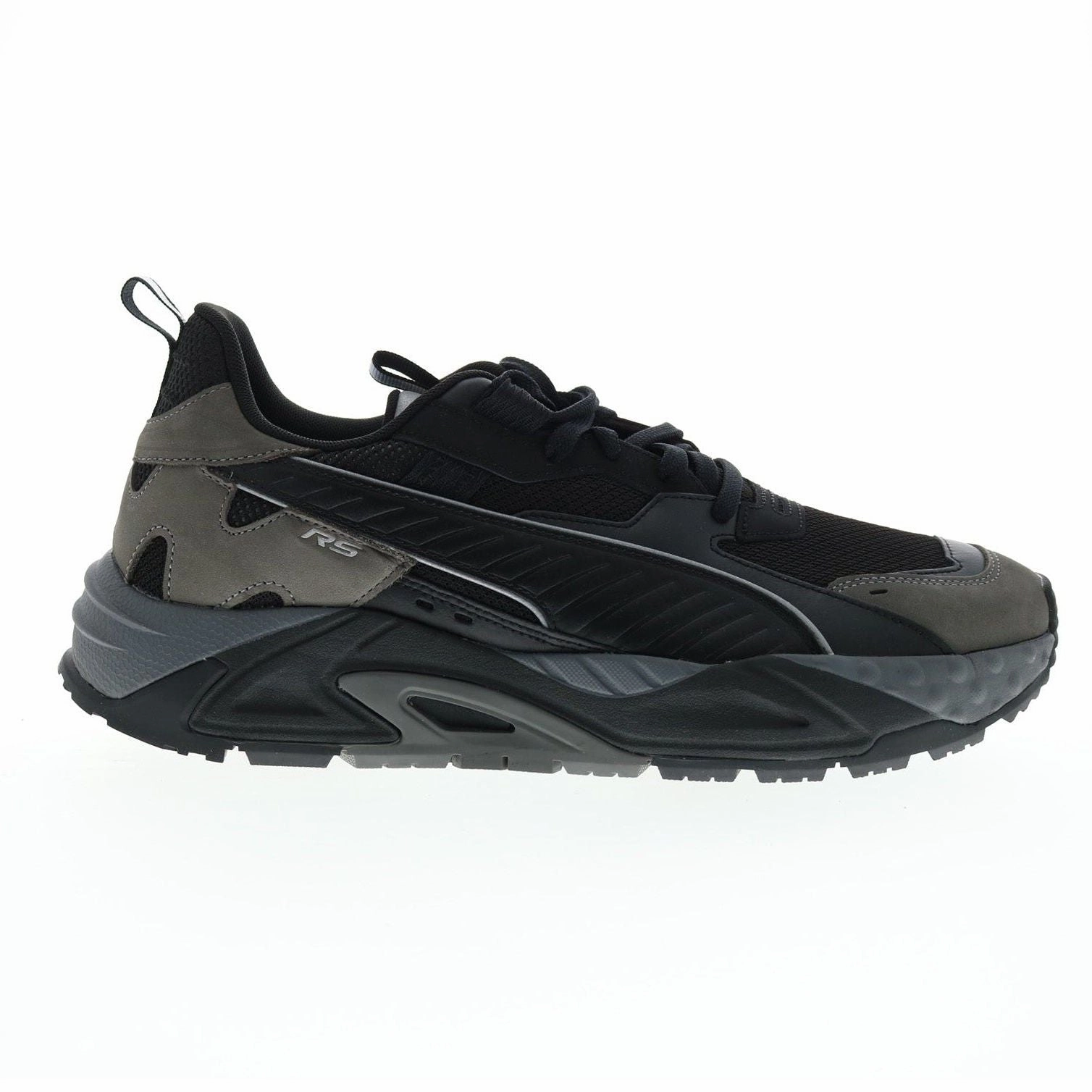 Elastic Sling Multi Density Rubber Puma Men's RS TRCK Shoes - Black / Slate