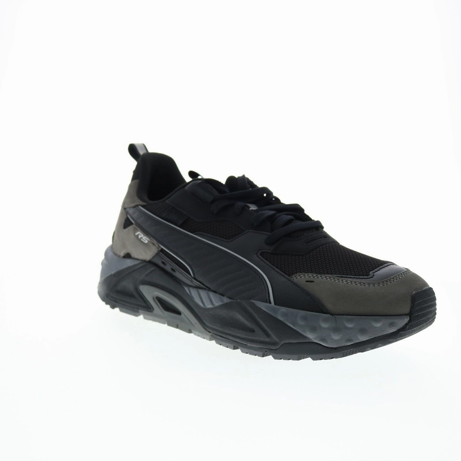 Elastic Collar Padding Puma Men's RS TRCK Shoes - Black / Slate