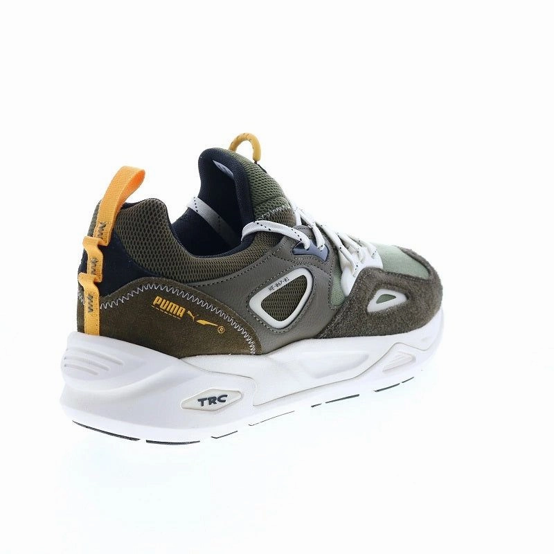 Day Long Sleek Fit Puma Men's TRC Blaze Shoes - Safari / Burnt Olive