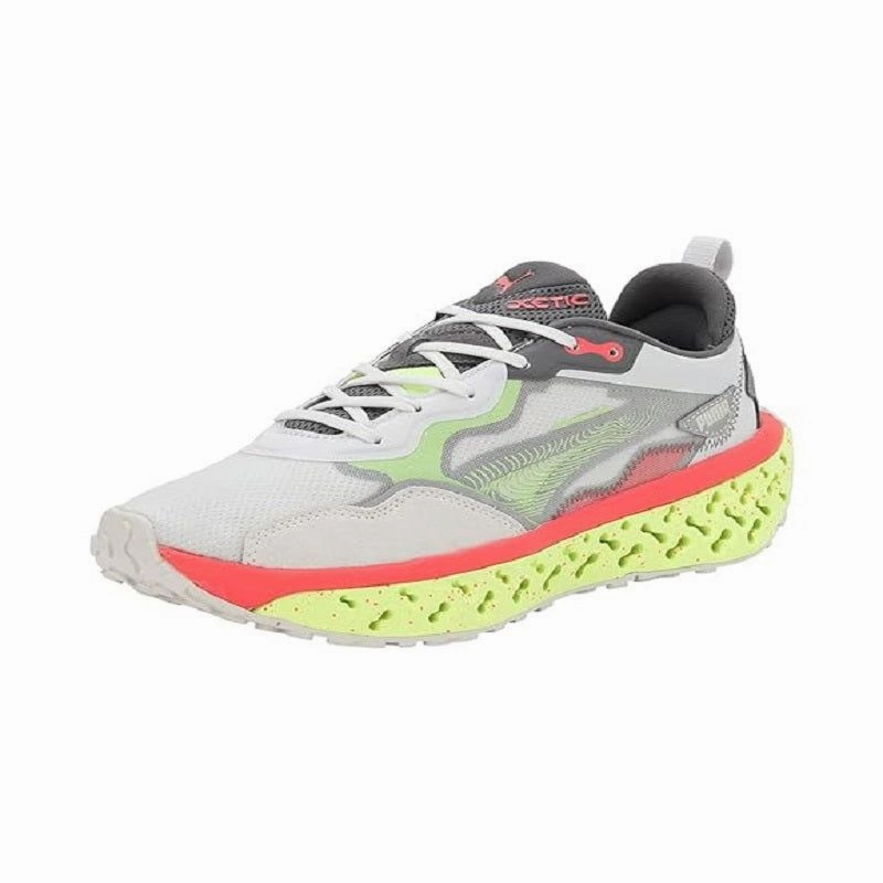 Puma Men's Xetic Sculpt Illusion Shoes - Nimbus Cloud / Fizzy Apple Supportive shock absorption
