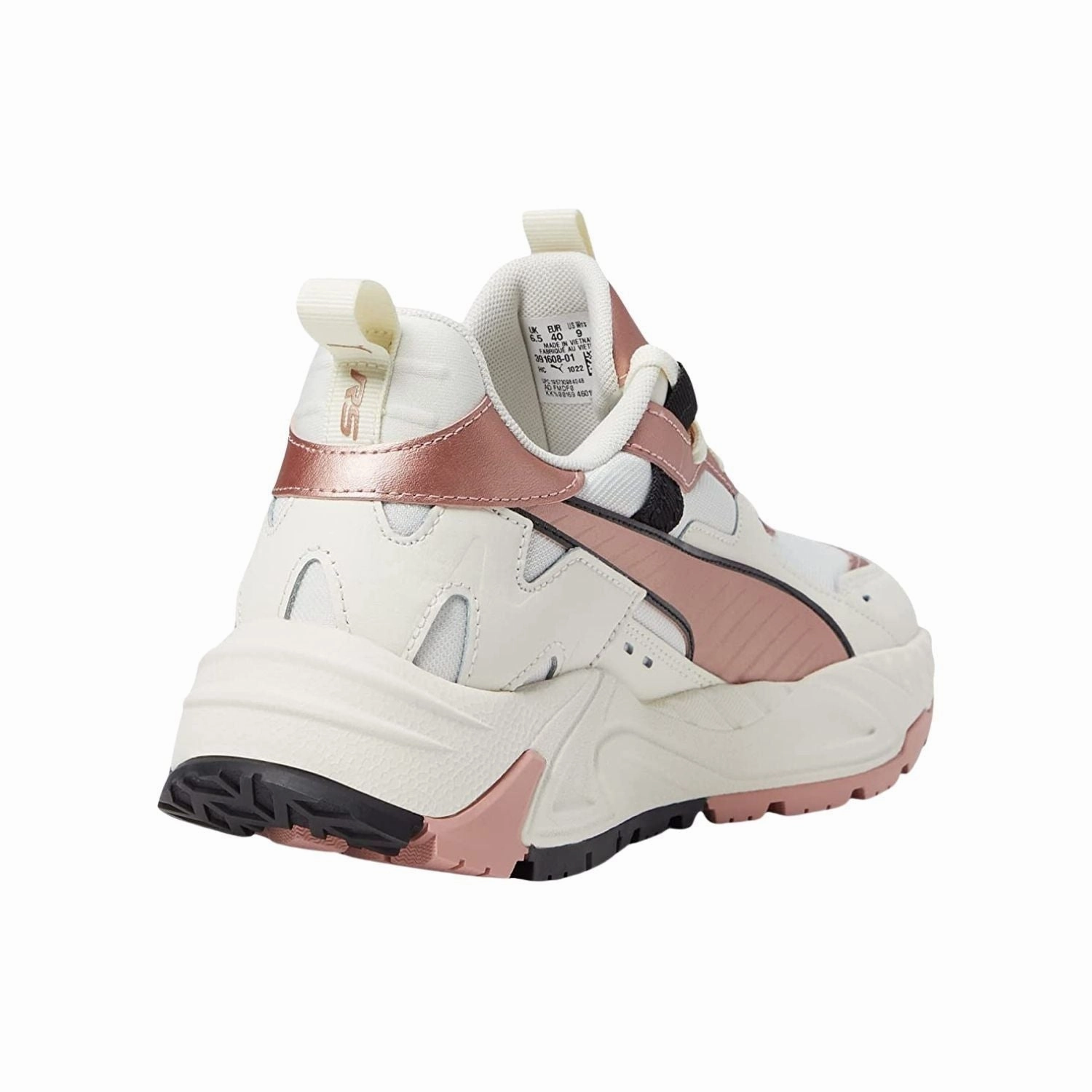 Puma Women's RS TRCK Shoes - Frosted Ivory / Rose Gold Casual cushioning Adaptive Fit Technology