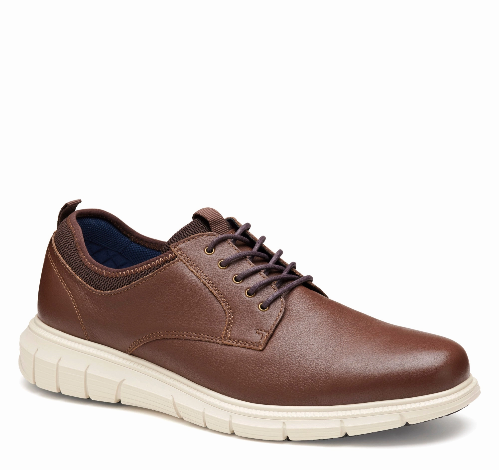 Johnston & Murphy Barnett Plain Toe Dress Casual Oxford Flexible Frame Modern Professional