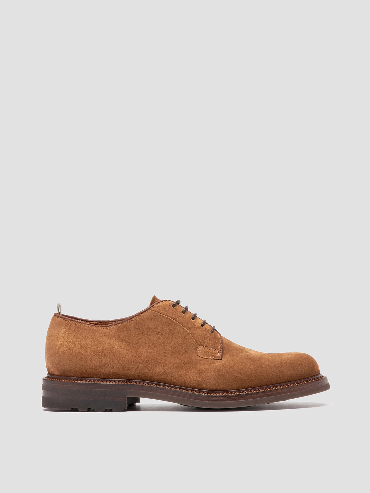 ASTON FLEXI 001 - Brown Suede Derby Shoes Smart Fit Natural Tread