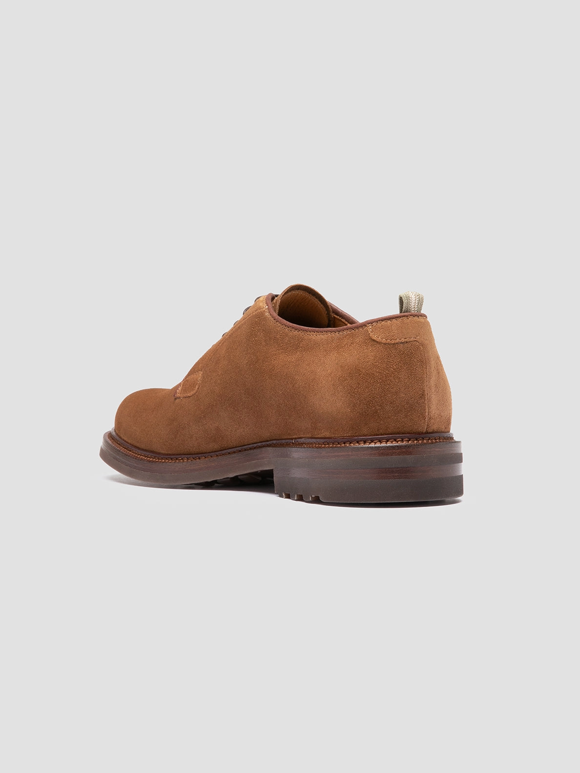 ASTON FLEXI 001 - Brown Suede Derby Shoes Leather Step Lined interior