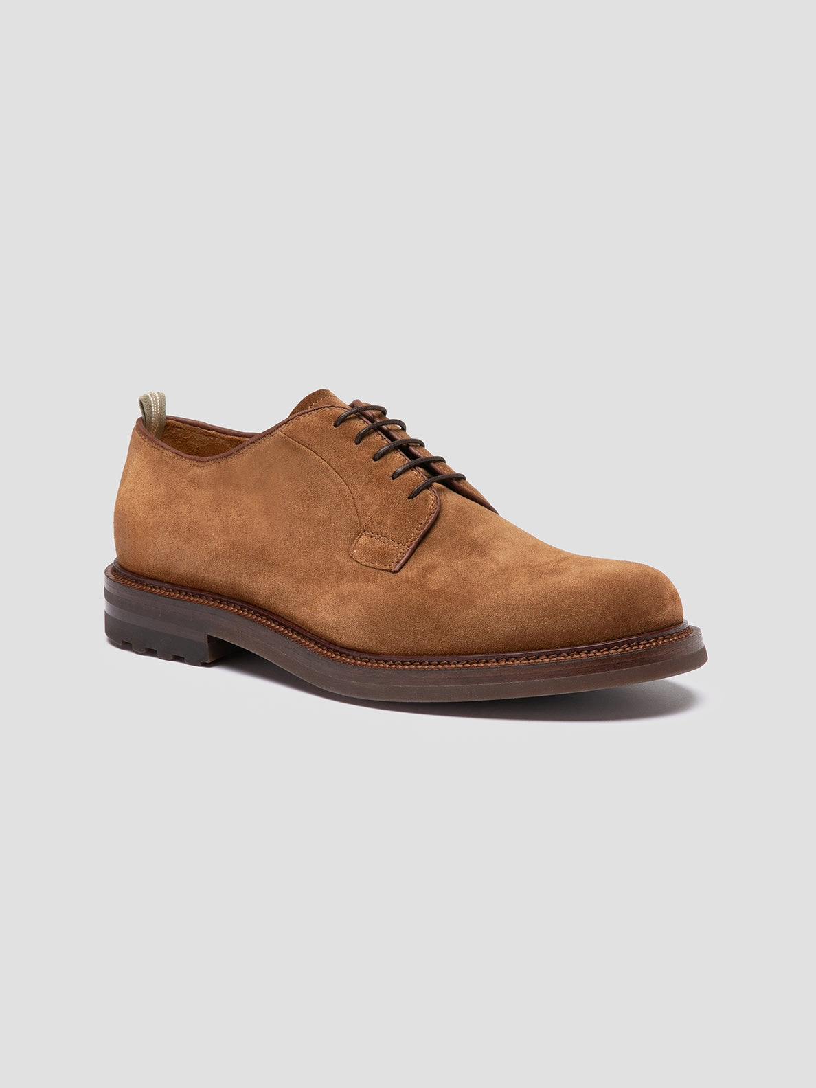 Daily Go Sleek Leather ASTON FLEXI 001 - Brown Suede Derby Shoes