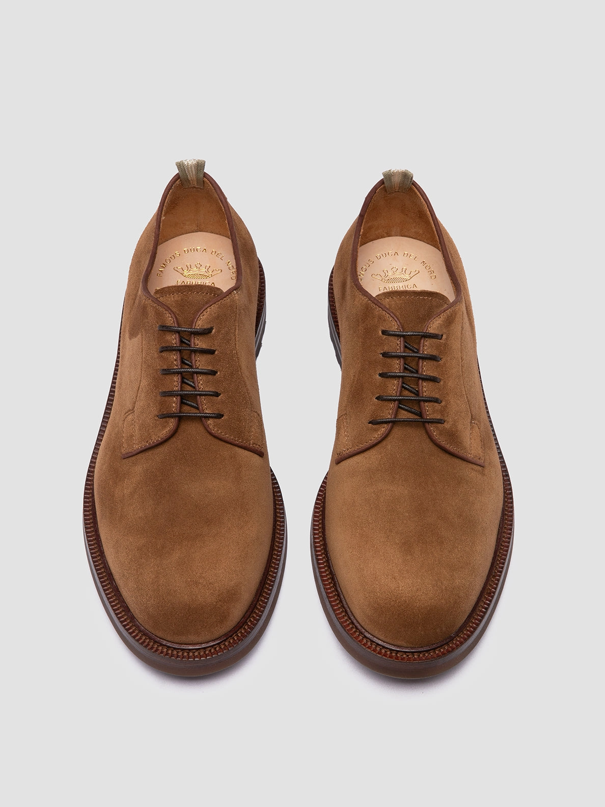 ASTON FLEXI 001 - Brown Suede Derby Shoes Daily Movement