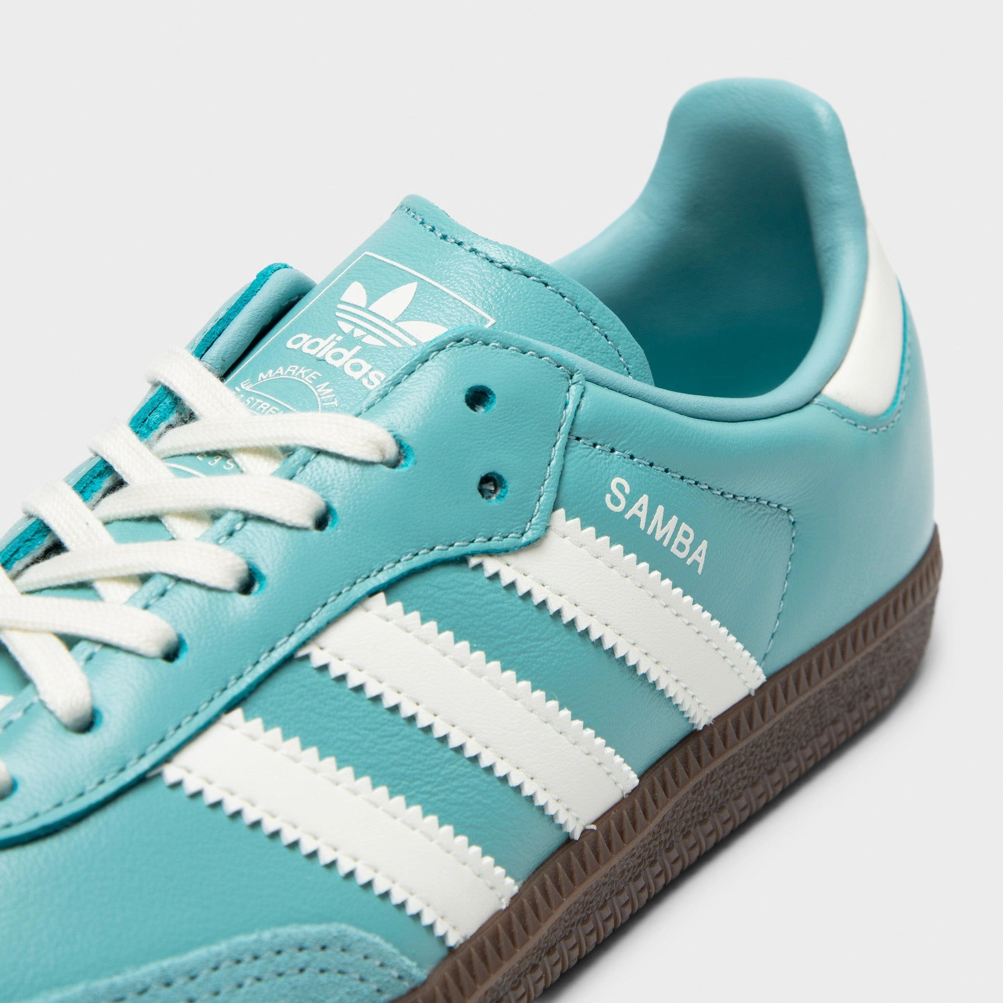 adidas Juniors' Samba OG Mint / Off White - Gum Anti   Static