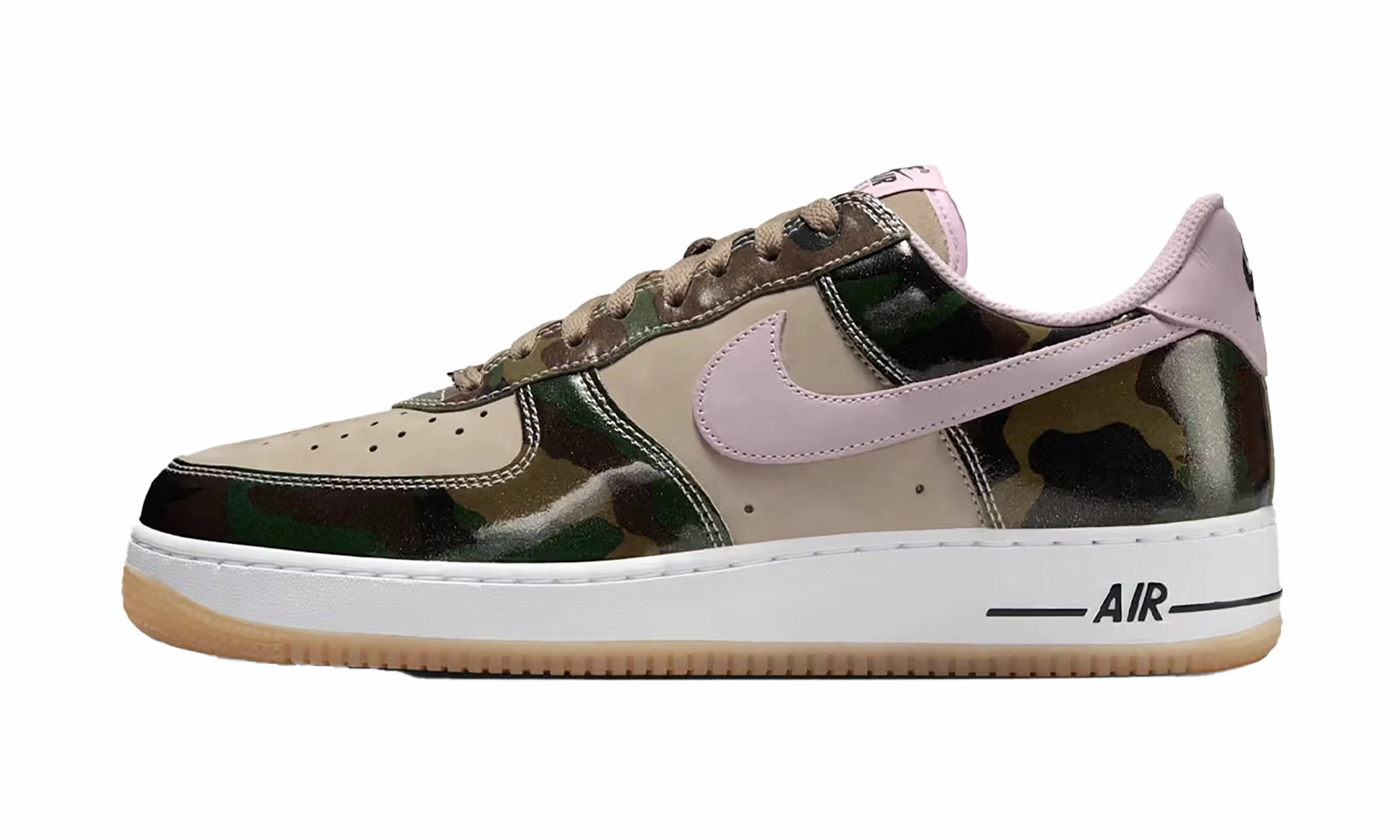 Comfort support Air Force 1 Low '07 LV8 "Patent Camo Pink"