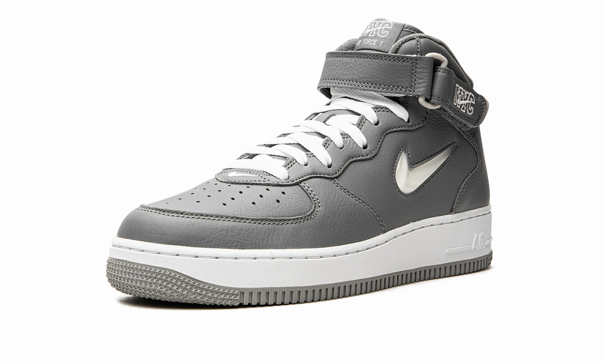 Air Force 1 Mid QS "Jewel NYC Cool Grey" Sprint Step Running Light